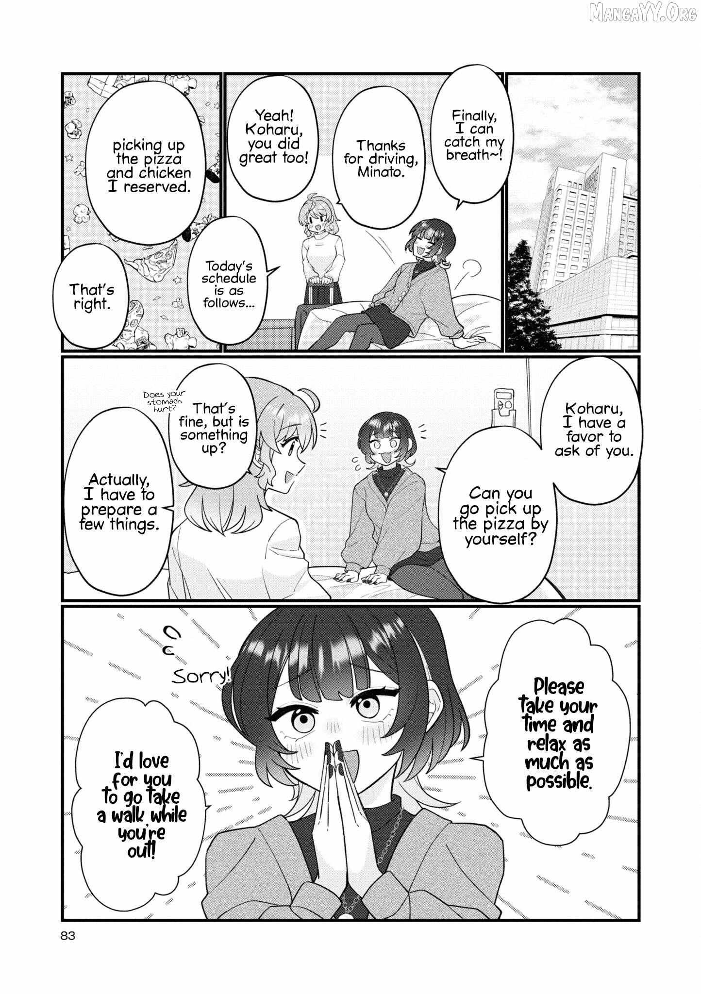 Koharu to Minato: Watashi no Partner wa Onna no Ko Chapter 17 page 15 - 