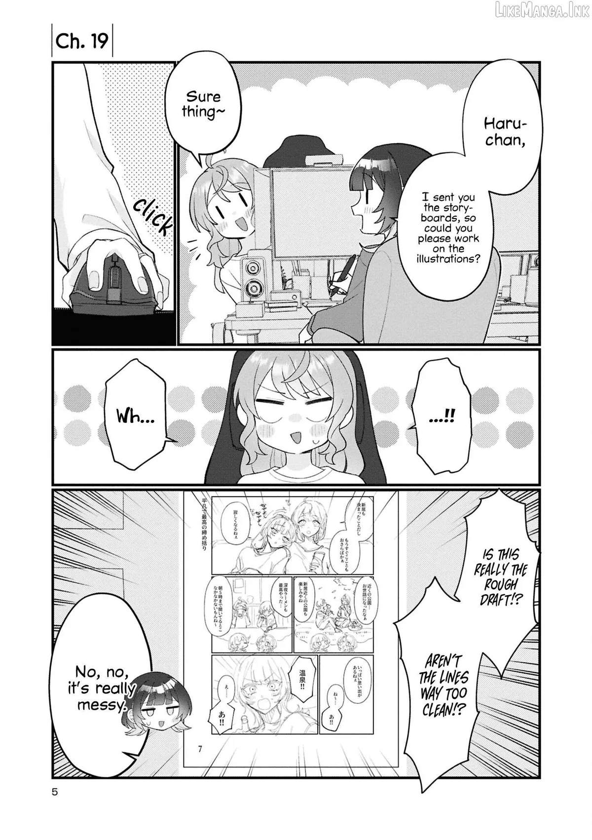 Koharu to Minato: Watashi no Partner wa Onna no Ko Chapter 19 page 3 - 