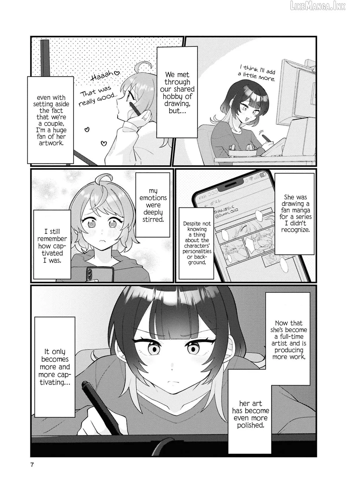 Koharu to Minato: Watashi no Partner wa Onna no Ko Chapter 19 page 5 - 