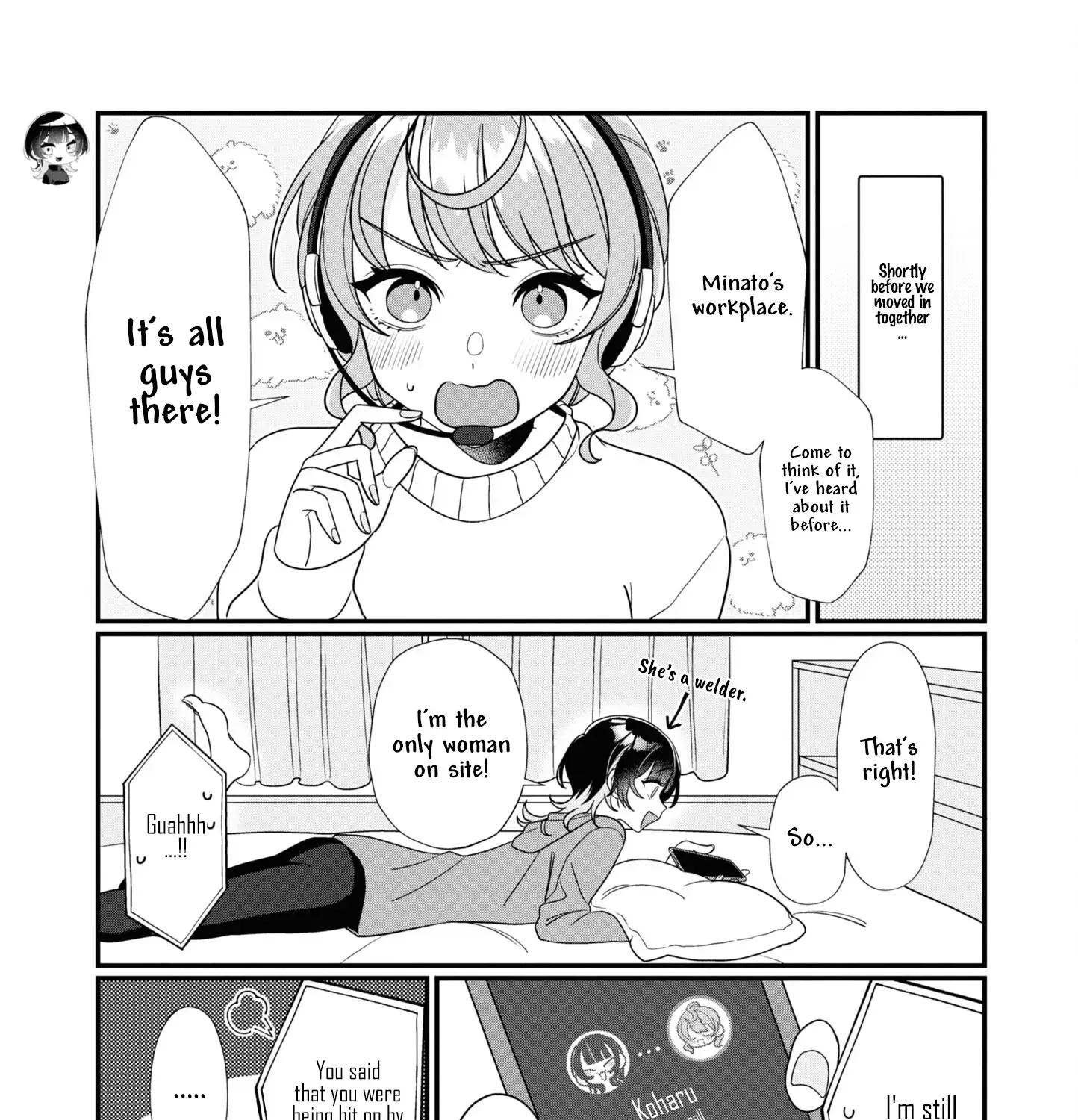 Koharu to Minato: Watashi no Partner wa Onna no Ko Chapter 6 page 9 - 