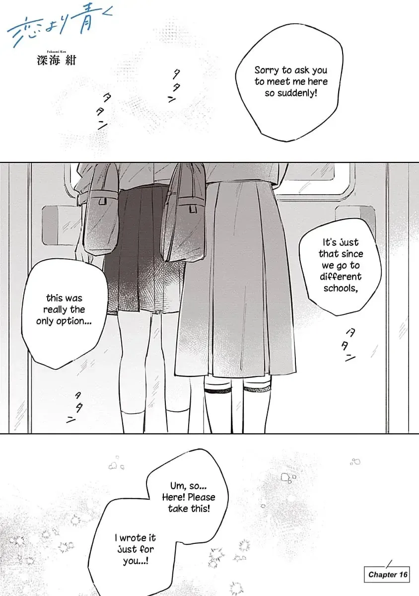 Koi yori Aoku Chapter 16 page 1 - 