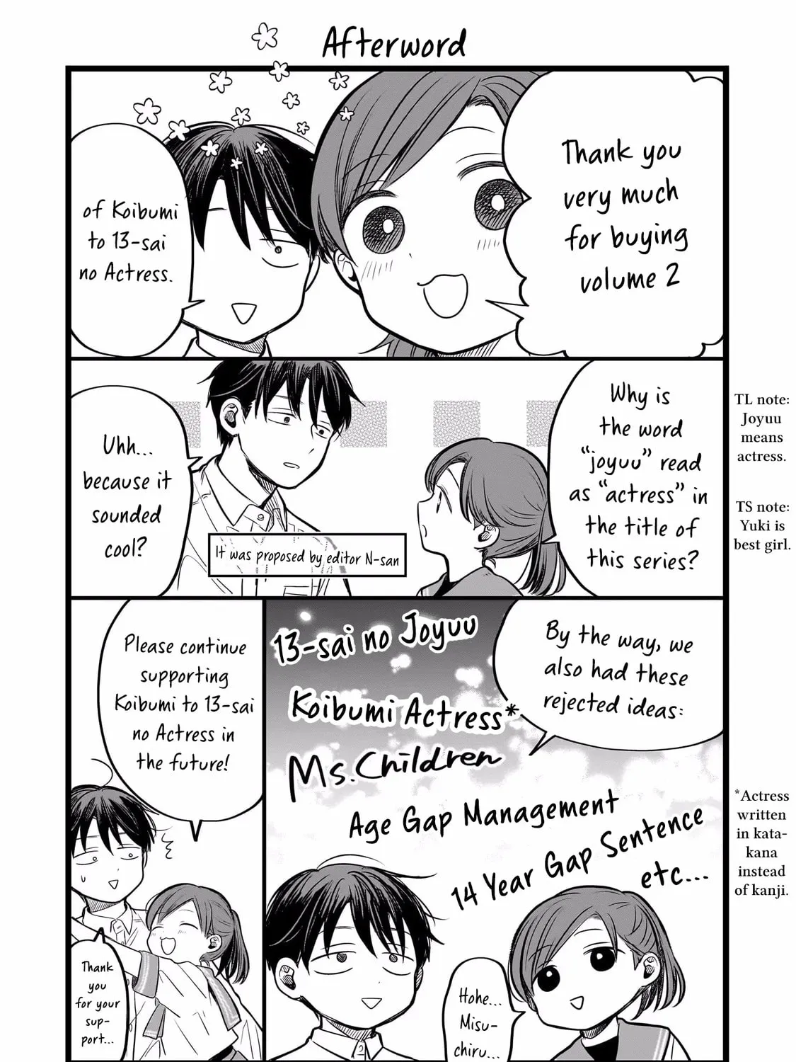 Koibumi to 13-sai no Joyuu (Actress) Chapter 9 page 61 - 