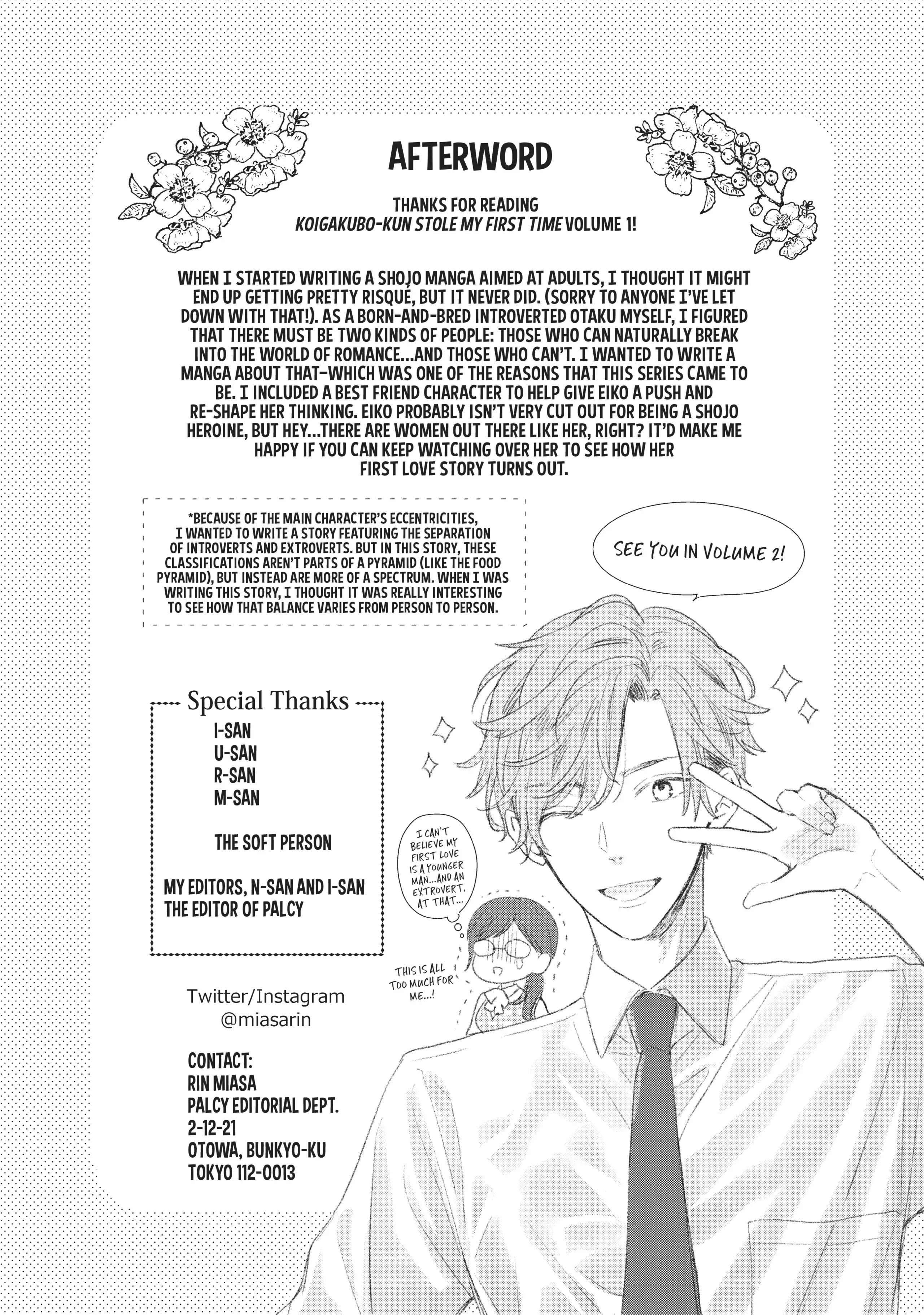 Koigakubo-kun ni wa Hajimete wo Ubawaremashita Chapter 4 page 37 - 