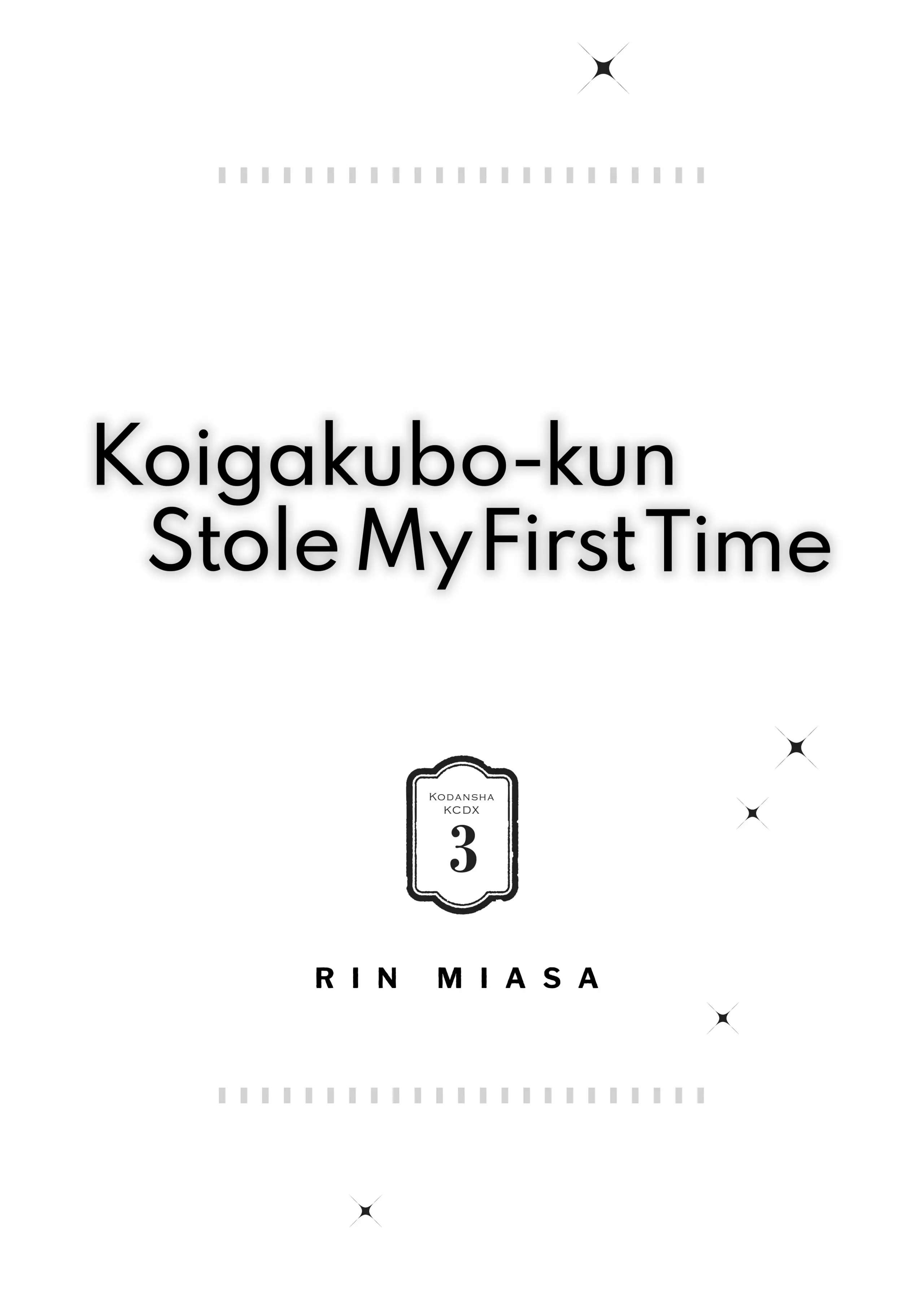 Koigakubo-kun ni wa Hajimete wo Ubawaremashita Chapter 9 page 2 - 