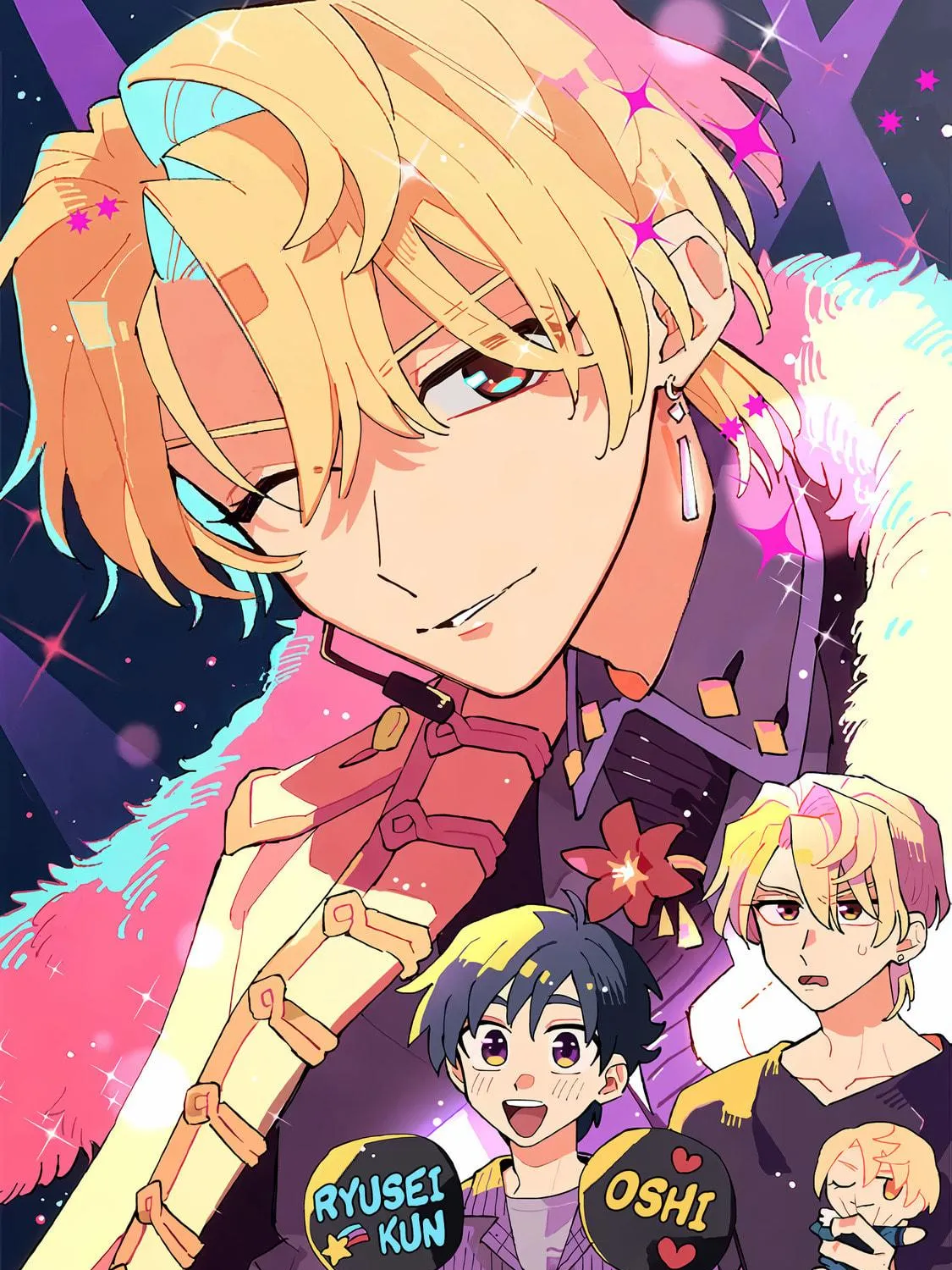 Koisuru Idol Ryuusei-kun wa Kujikenai! Chapter 1 page 6 - 