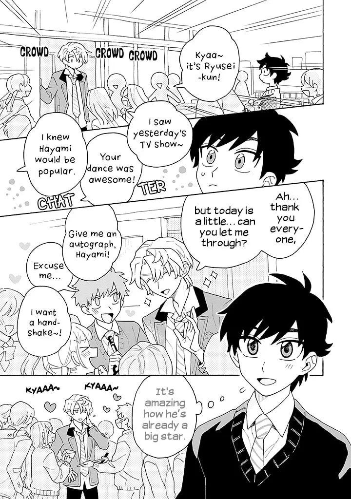 Koisuru Idol Ryuusei-kun wa Kujikenai! Chapter 1 page 9 - 