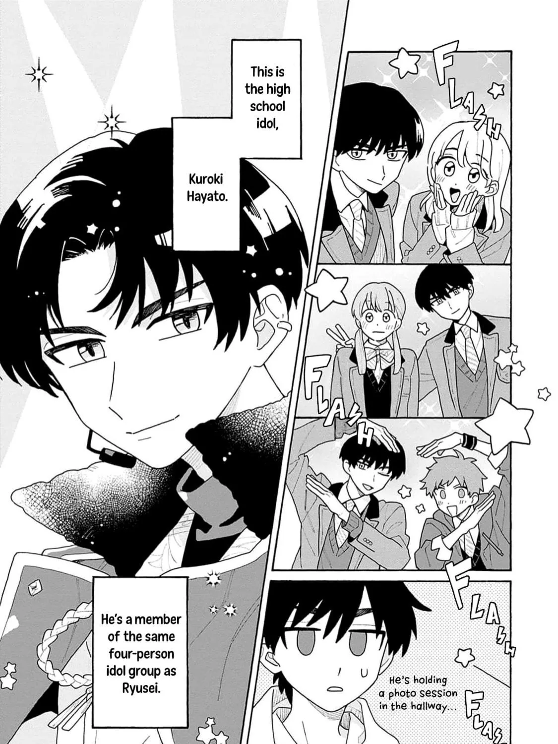 Koisuru Idol Ryuusei-kun wa Kujikenai! Chapter 3 page 14 - 