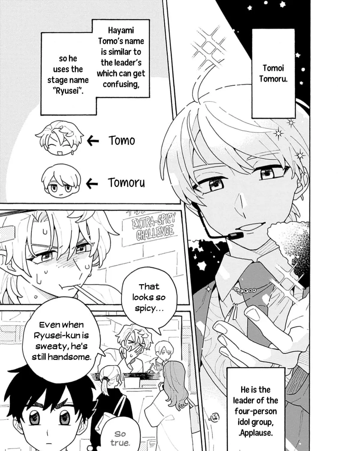 Koisuru Idol Ryuusei-kun wa Kujikenai! Chapter 4 page 9 - 
