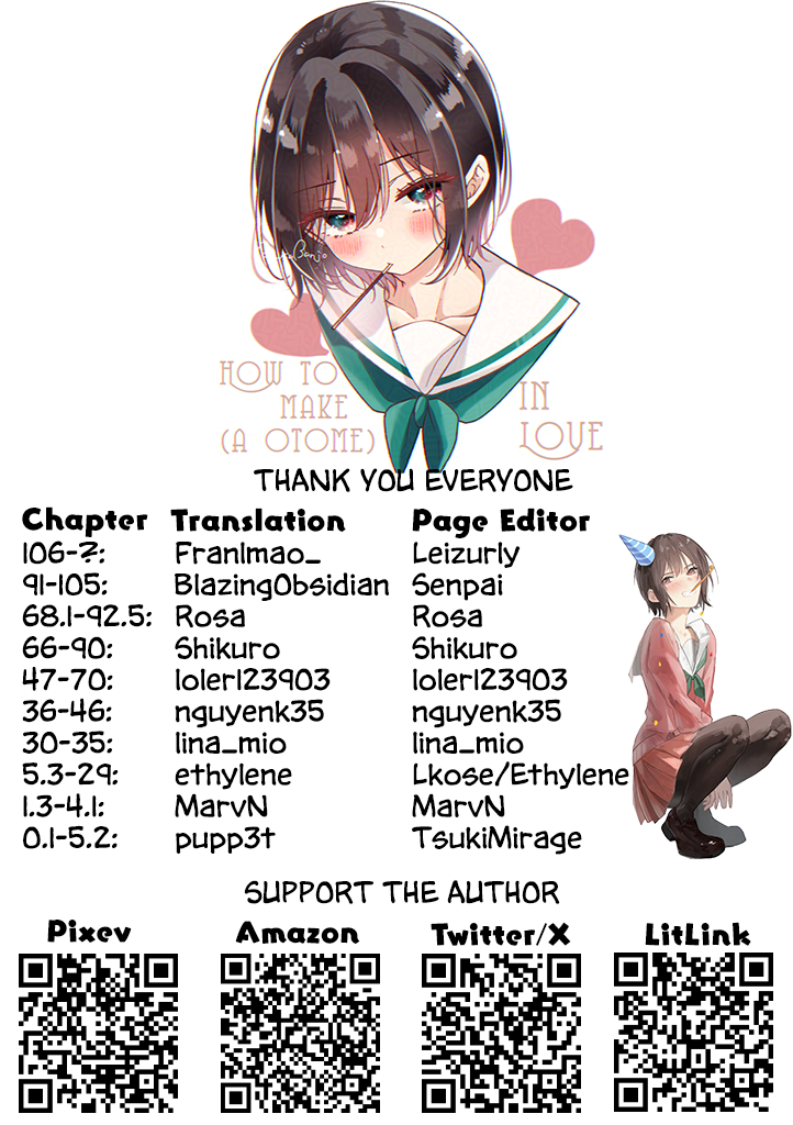 Koisuru (Otome) no Tsukurikata Chapter 99.5 page 7 - 