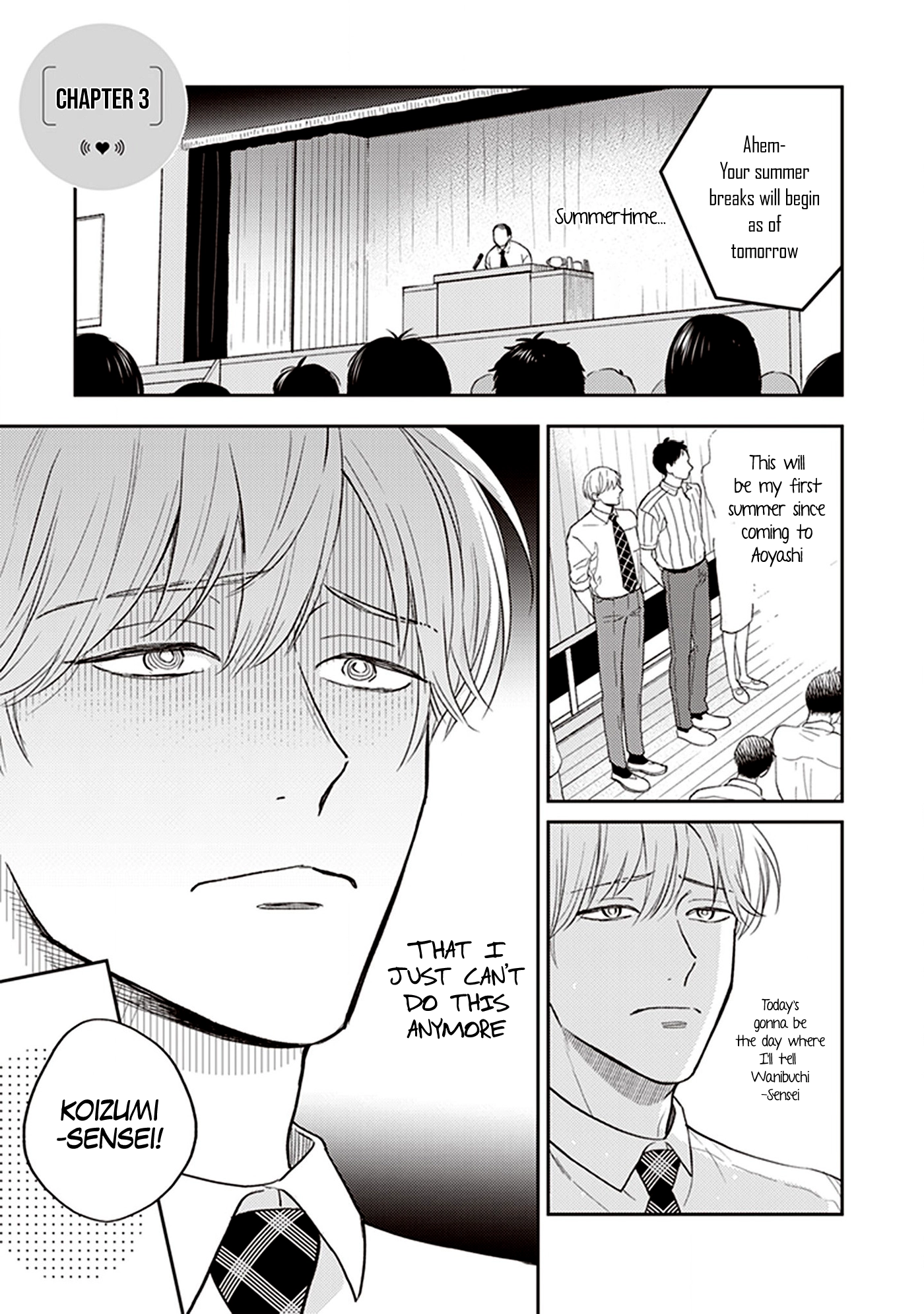 Koizumi-sensei wa Midasaretakunai Chapter 3 page 4 - 
