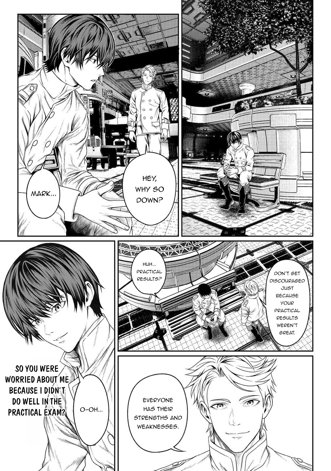 "Koko wa Makasete Saki ni Ike!" o Shitai Shinitagari no Nozomanu Uchuu Gekokujou @COMIC Chapter 1 page 38 - 