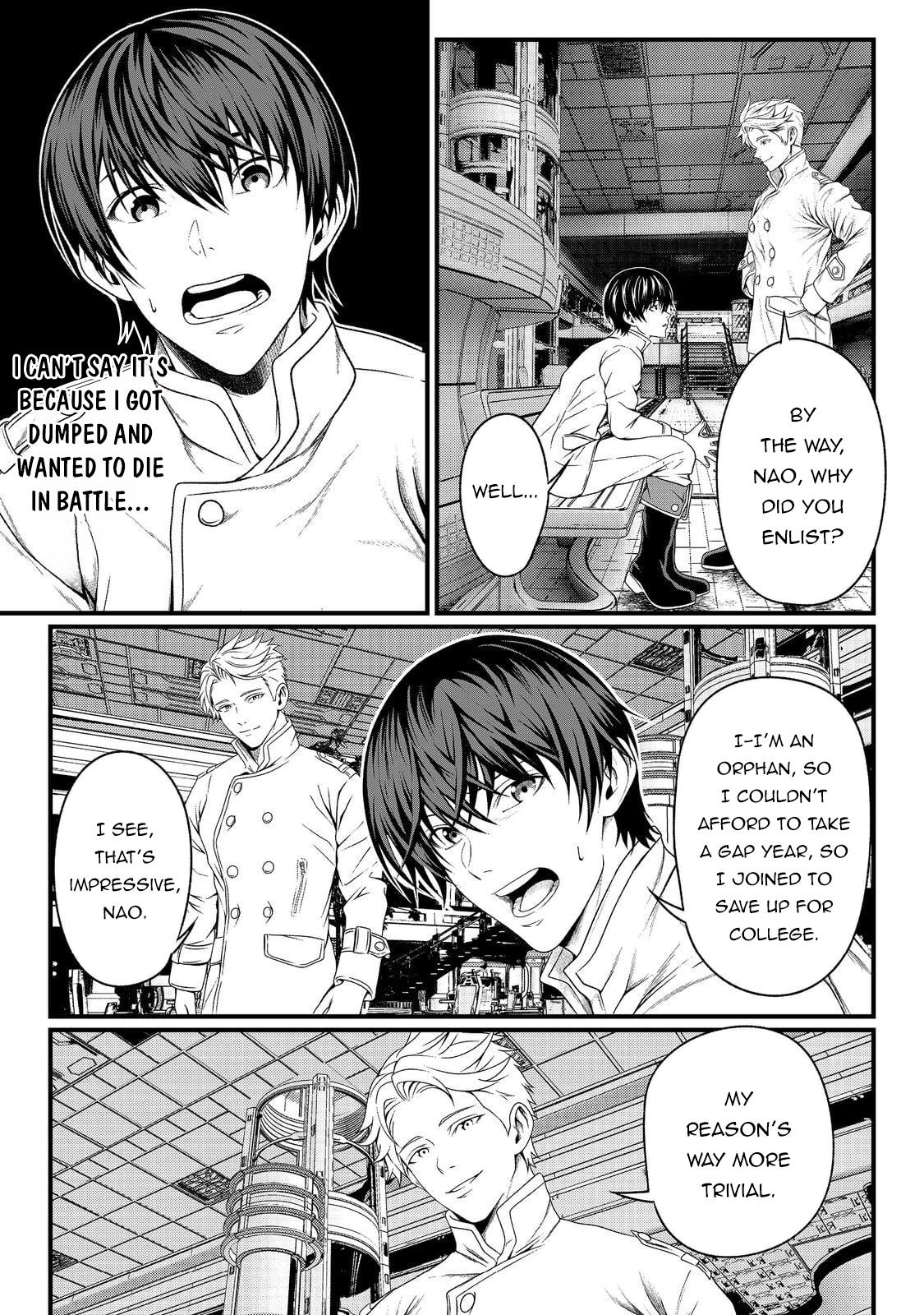 "Koko wa Makasete Saki ni Ike!" o Shitai Shinitagari no Nozomanu Uchuu Gekokujou @COMIC Chapter 1 page 39 - 