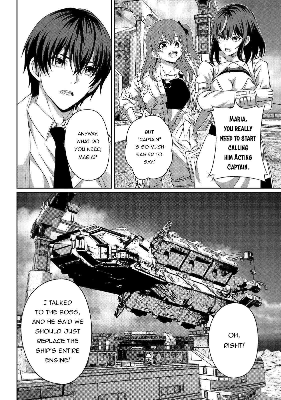 "Koko wa Makasete Saki ni Ike!" o Shitai Shinitagari no Nozomanu Uchuu Gekokujou @COMIC Chapter 12 page 5 - 