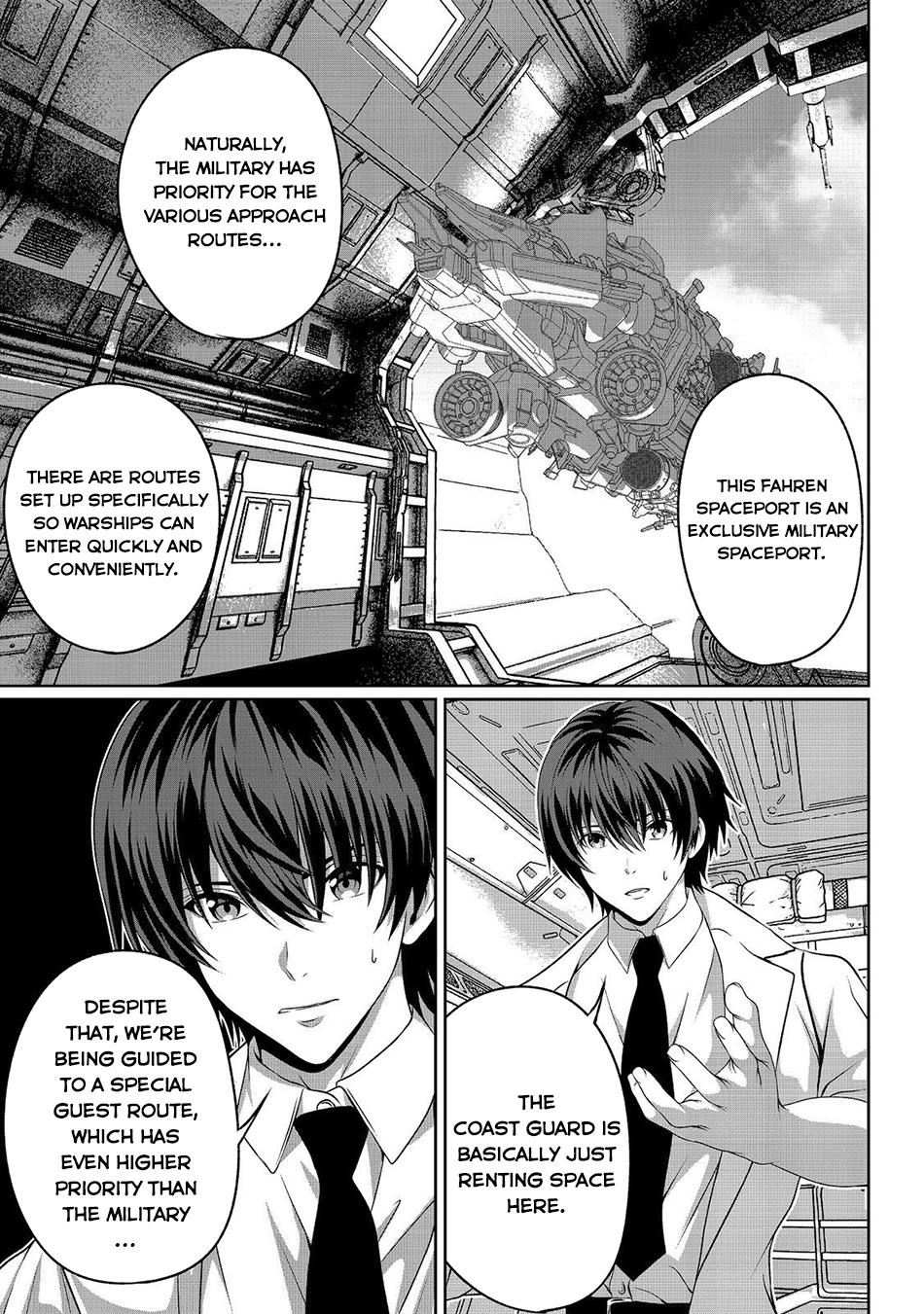 "Koko wa Makasete Saki ni Ike!" o Shitai Shinitagari no Nozomanu Uchuu Gekokujou @COMIC Chapter 15 page 4 - 