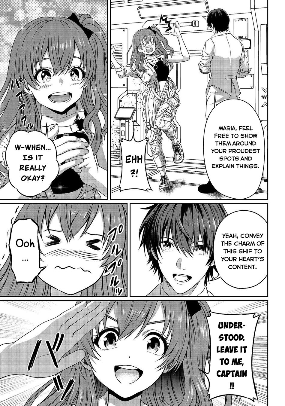 "Koko wa Makasete Saki ni Ike!" o Shitai Shinitagari no Nozomanu Uchuu Gekokujou @COMIC Chapter 17 page 14 - 