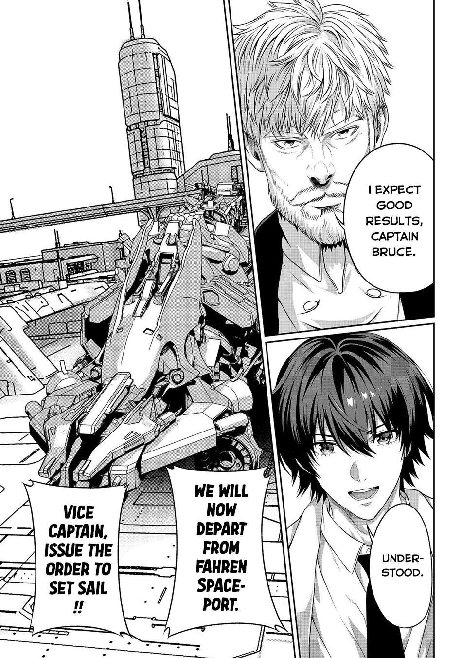 "Koko wa Makasete Saki ni Ike!" o Shitai Shinitagari no Nozomanu Uchuu Gekokujou @COMIC Chapter 17 page 18 - 
