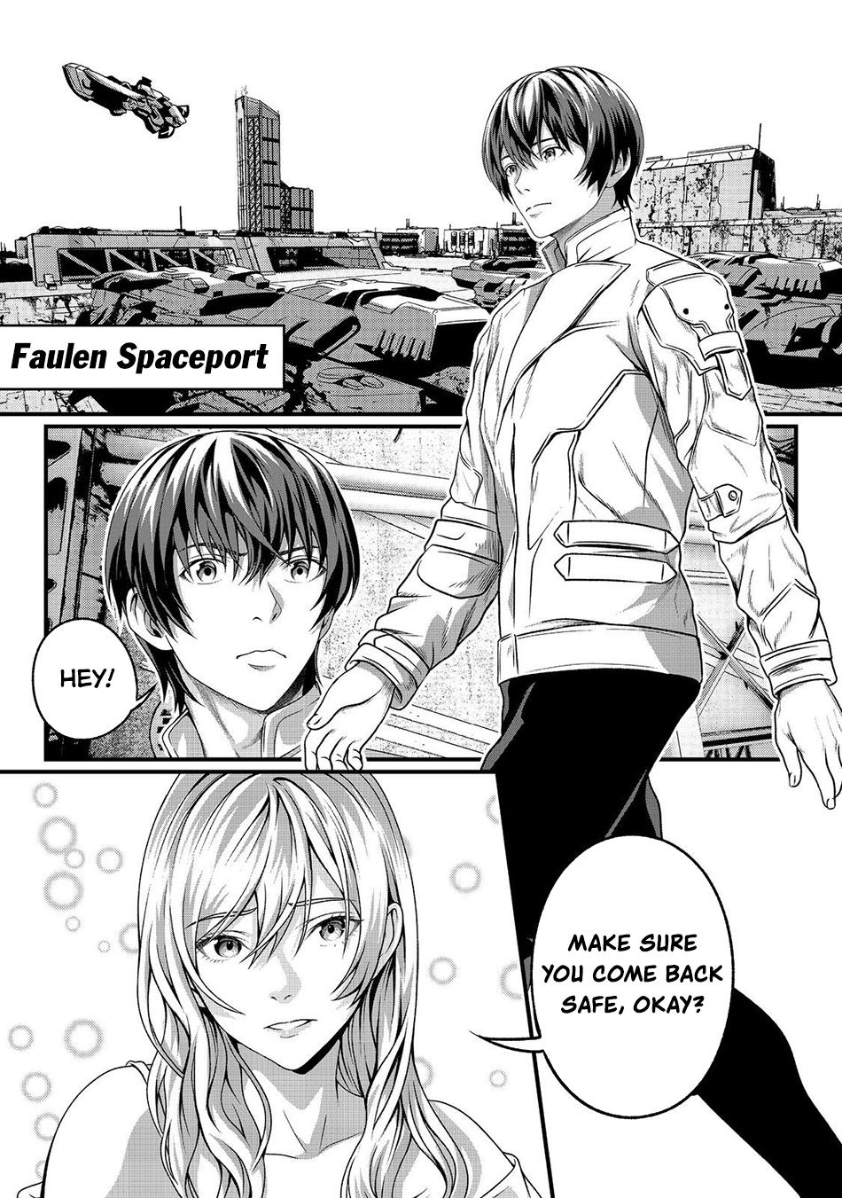 "Koko wa Makasete Saki ni Ike!" o Shitai Shinitagari no Nozomanu Uchuu Gekokujou @COMIC Chapter 2 page 13 - 