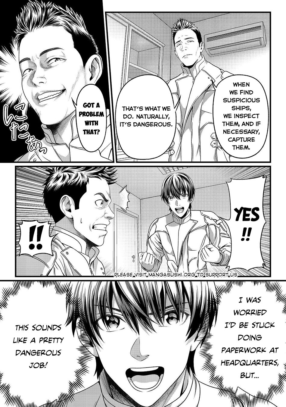 "Koko wa Makasete Saki ni Ike!" o Shitai Shinitagari no Nozomanu Uchuu Gekokujou @COMIC Chapter 2 page 21 - 