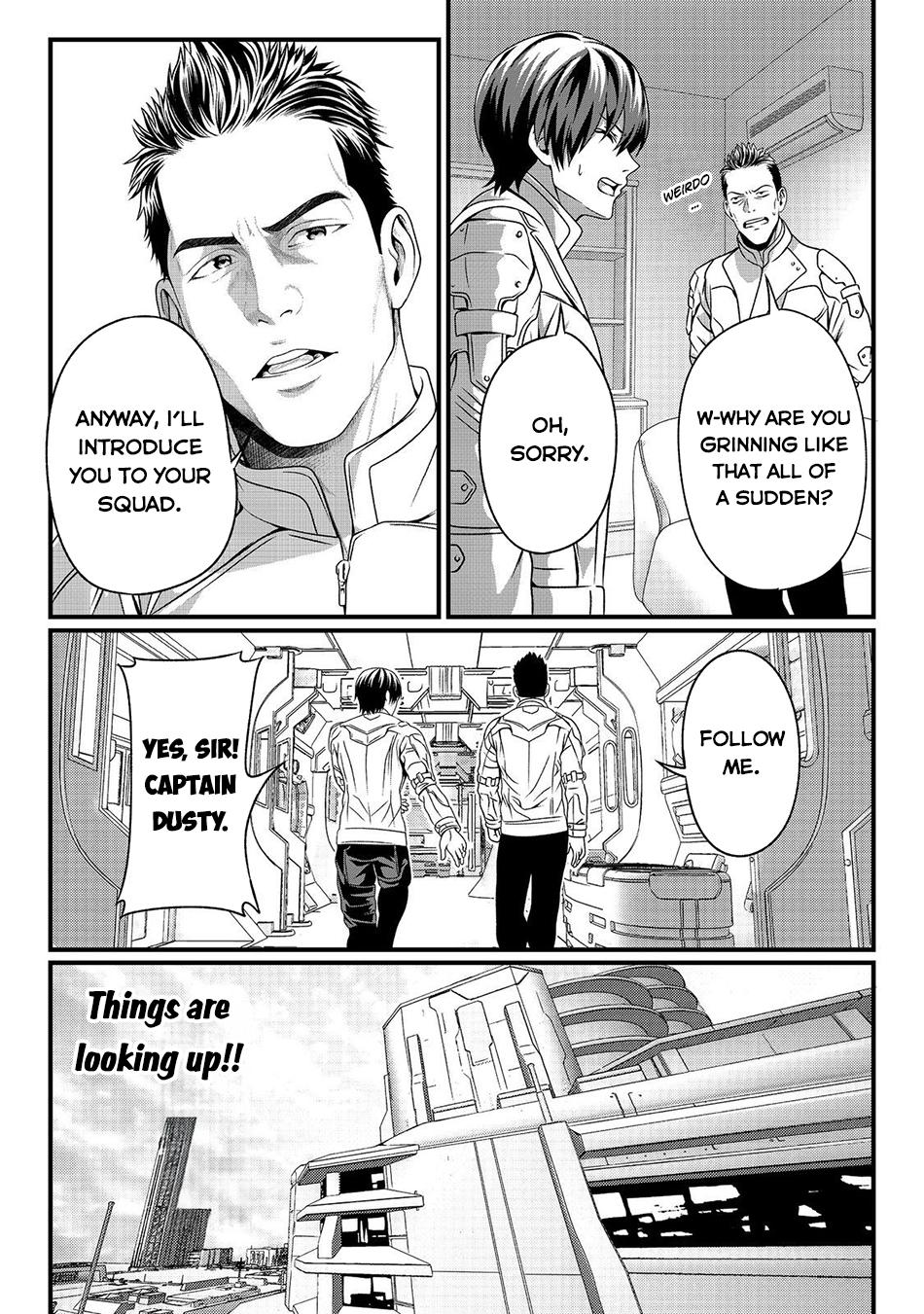 "Koko wa Makasete Saki ni Ike!" o Shitai Shinitagari no Nozomanu Uchuu Gekokujou @COMIC Chapter 2 page 22 - 