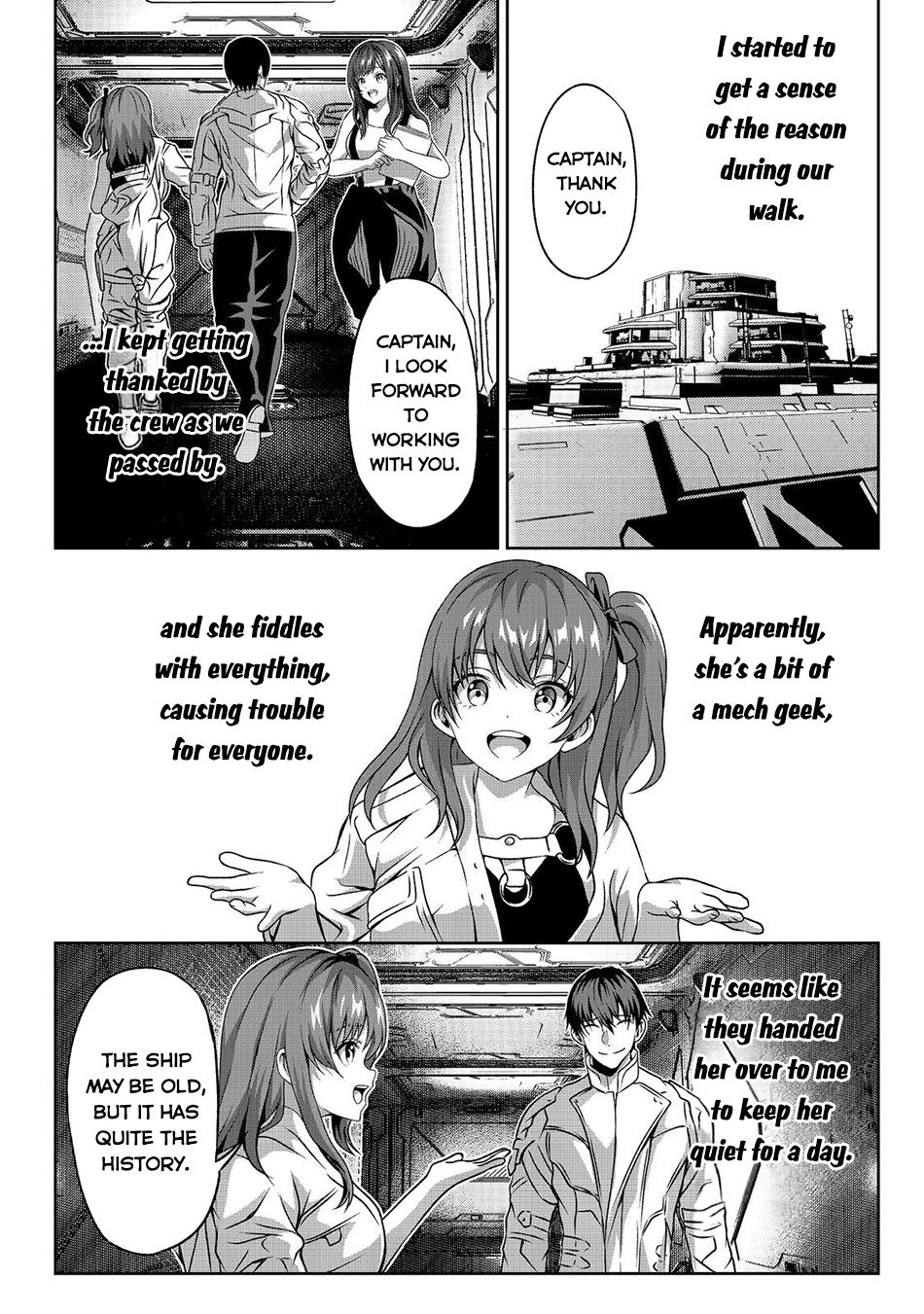 "Koko wa Makasete Saki ni Ike!" o Shitai Shinitagari no Nozomanu Uchuu Gekokujou @COMIC Chapter 3 page 15 - 