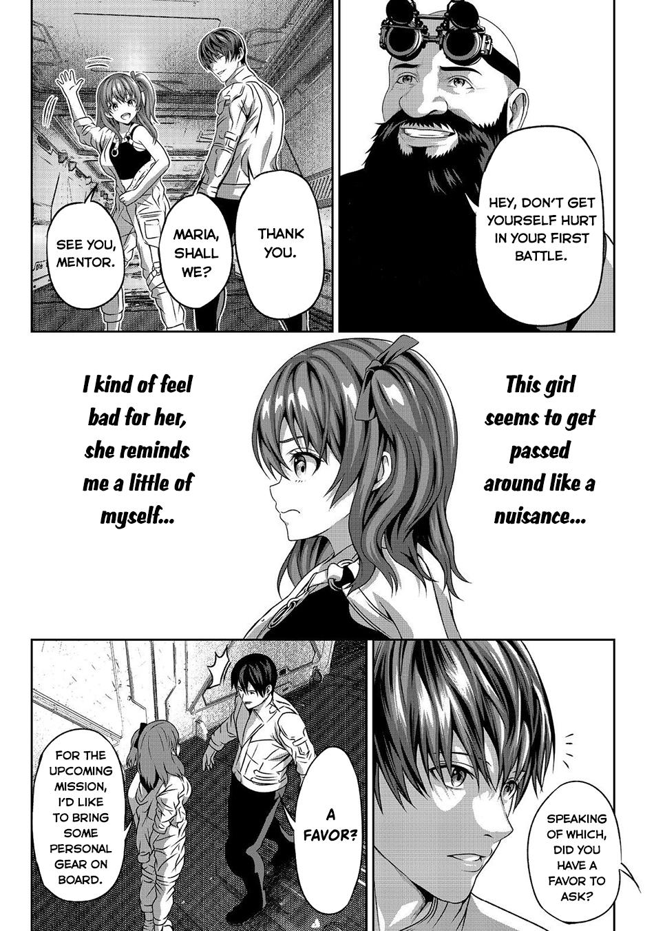 "Koko wa Makasete Saki ni Ike!" o Shitai Shinitagari no Nozomanu Uchuu Gekokujou @COMIC Chapter 3 page 20 - 