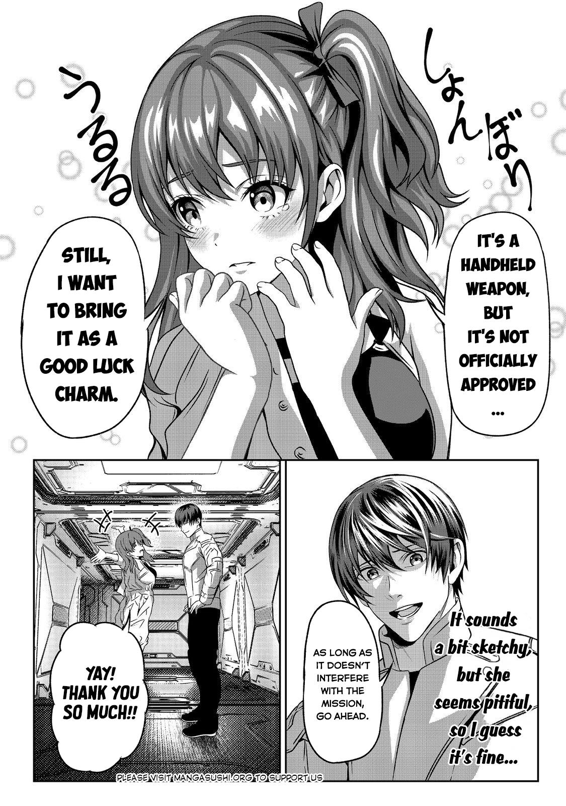 "Koko wa Makasete Saki ni Ike!" o Shitai Shinitagari no Nozomanu Uchuu Gekokujou @COMIC Chapter 3 page 21 - 