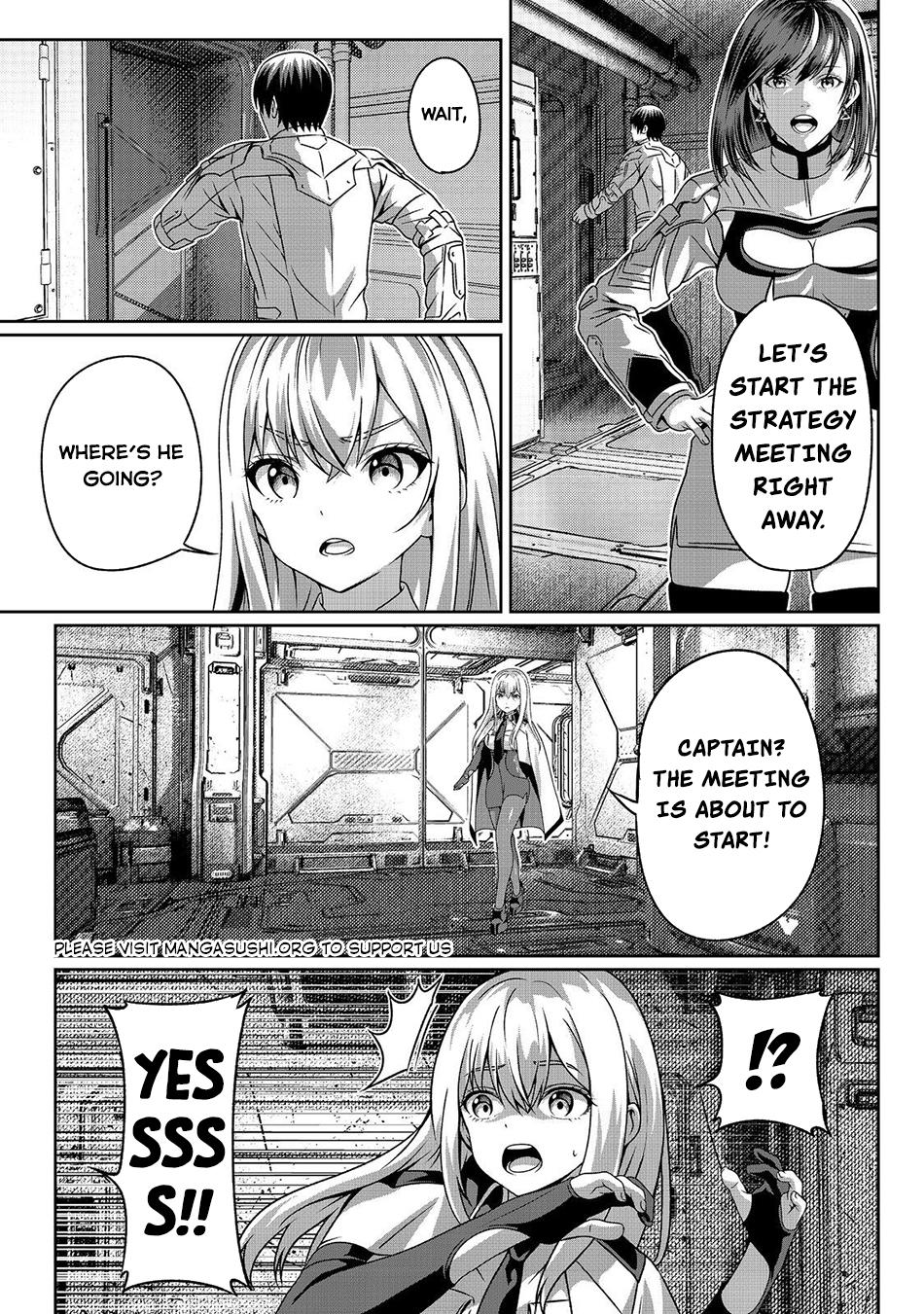 "Koko wa Makasete Saki ni Ike!" o Shitai Shinitagari no Nozomanu Uchuu Gekokujou @COMIC Chapter 3 page 35 - 