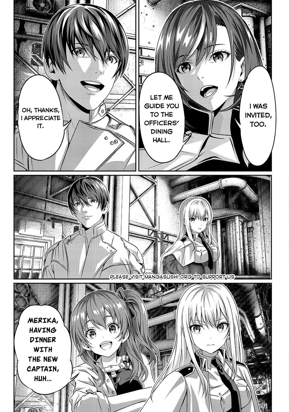 "Koko wa Makasete Saki ni Ike!" o Shitai Shinitagari no Nozomanu Uchuu Gekokujou @COMIC Chapter 3 page 6 - 