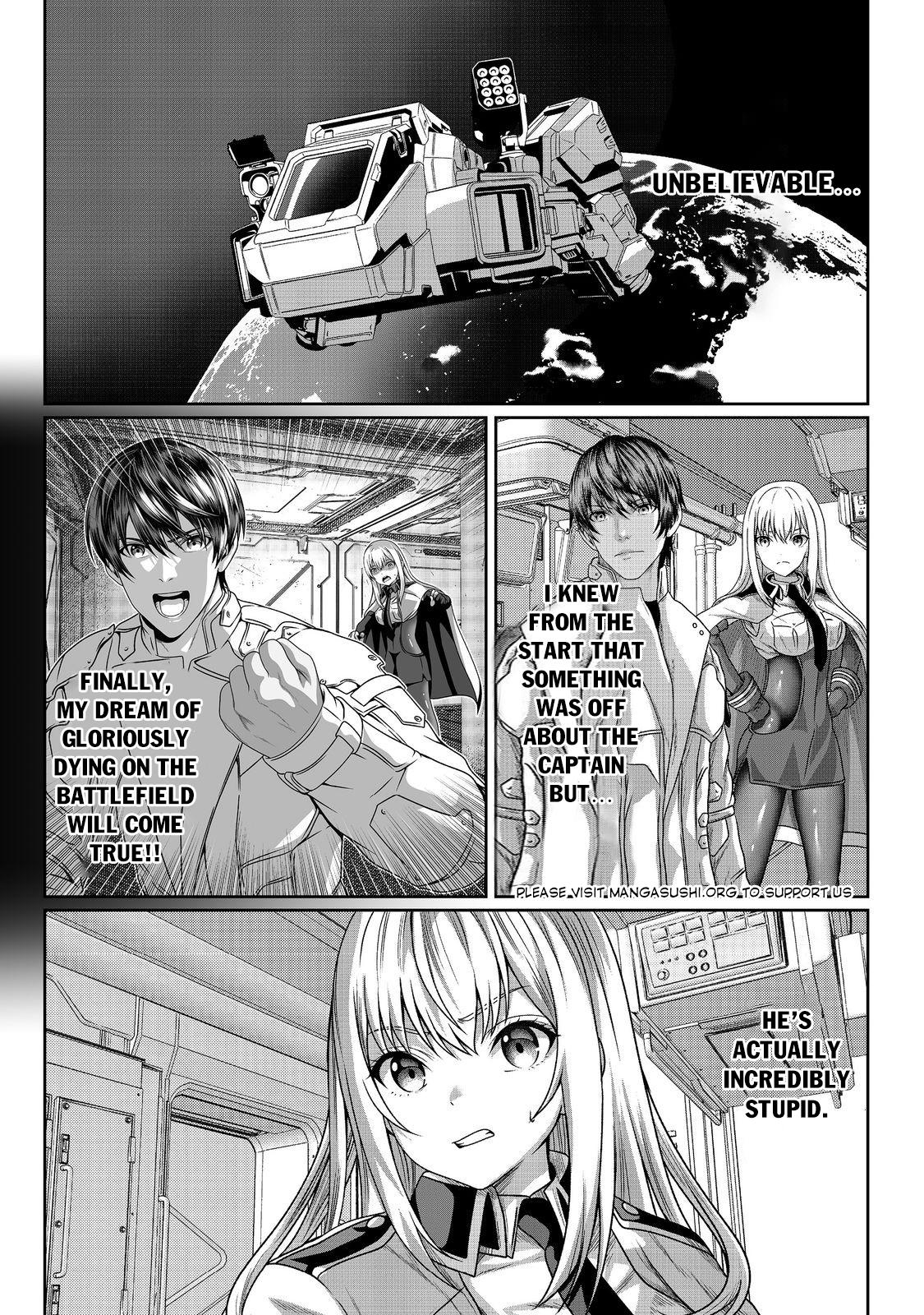 "Koko wa Makasete Saki ni Ike!" o Shitai Shinitagari no Nozomanu Uchuu Gekokujou @COMIC Chapter 4 page 2 - 