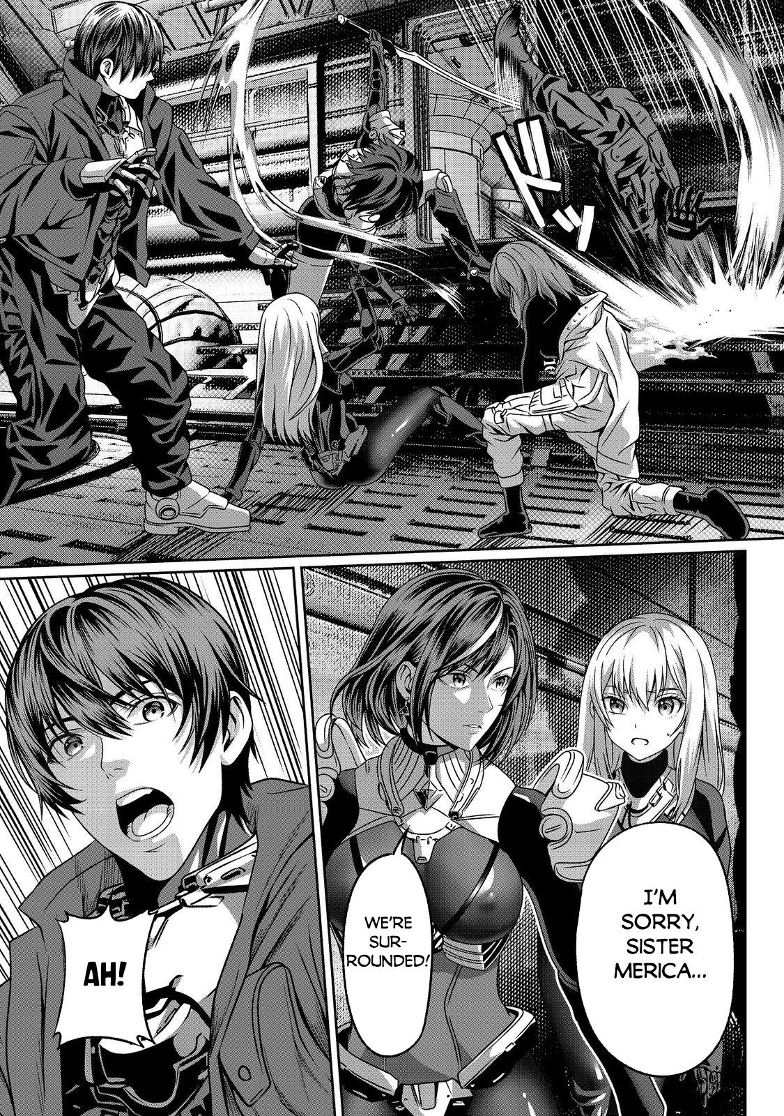 "Koko wa Makasete Saki ni Ike!" o Shitai Shinitagari no Nozomanu Uchuu Gekokujou @COMIC Chapter 4 page 13 - 