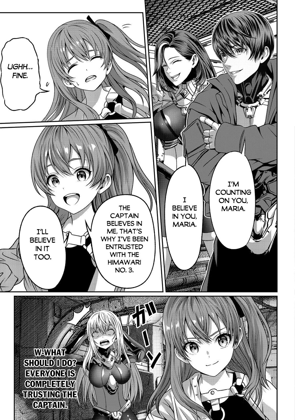 "Koko wa Makasete Saki ni Ike!" o Shitai Shinitagari no Nozomanu Uchuu Gekokujou @COMIC Chapter 4 page 34 - 