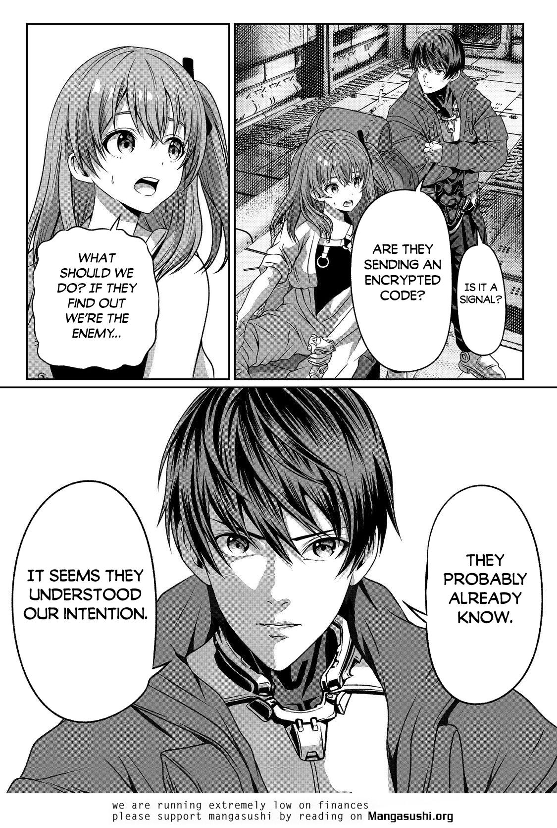 "Koko wa Makasete Saki ni Ike!" o Shitai Shinitagari no Nozomanu Uchuu Gekokujou @COMIC Chapter 4 page 38 - 