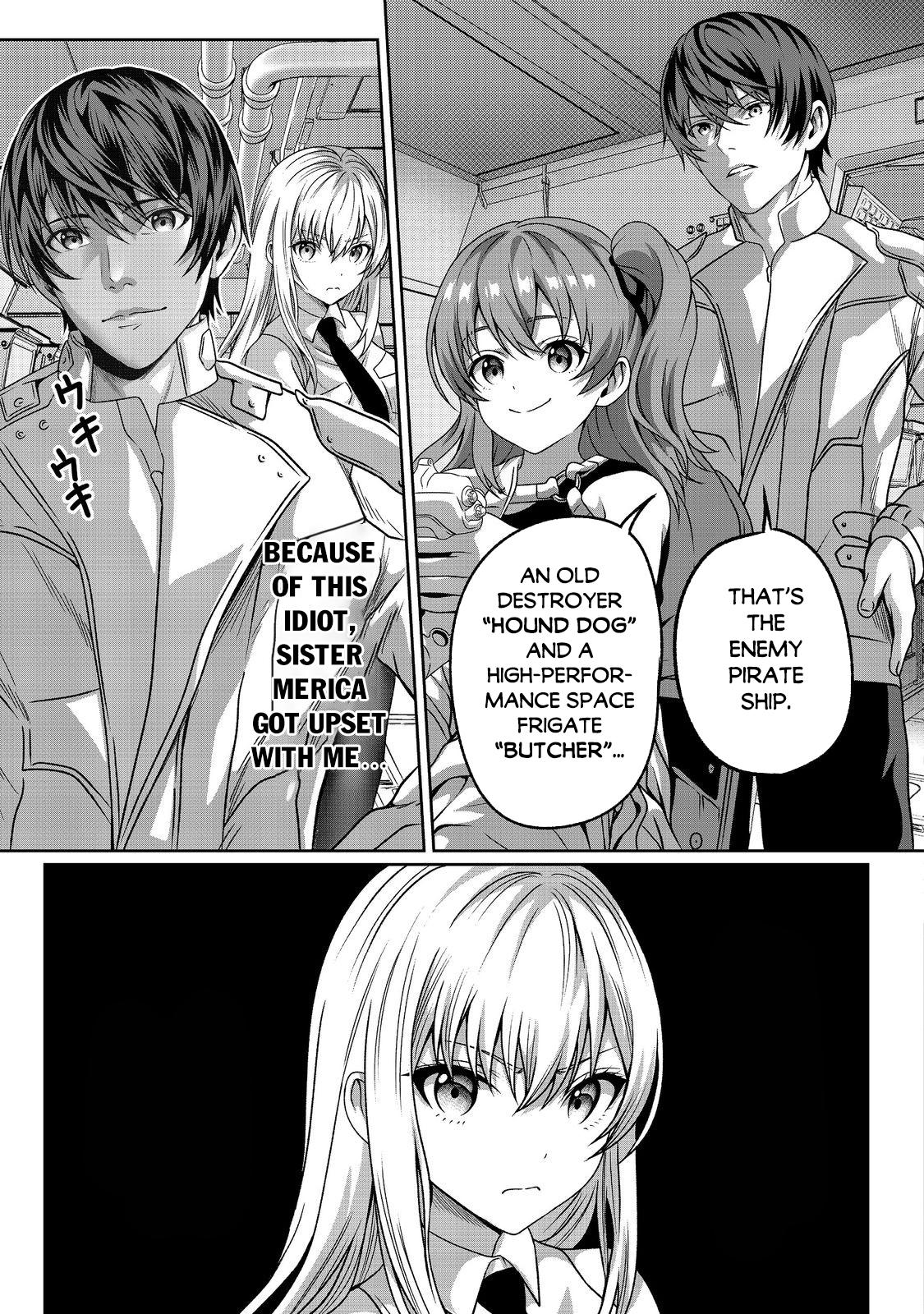 "Koko wa Makasete Saki ni Ike!" o Shitai Shinitagari no Nozomanu Uchuu Gekokujou @COMIC Chapter 4 page 6 - 