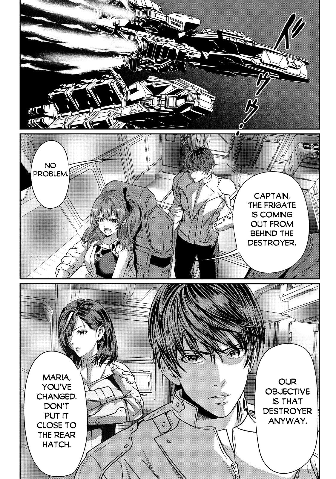 "Koko wa Makasete Saki ni Ike!" o Shitai Shinitagari no Nozomanu Uchuu Gekokujou @COMIC Chapter 4 page 7 - 