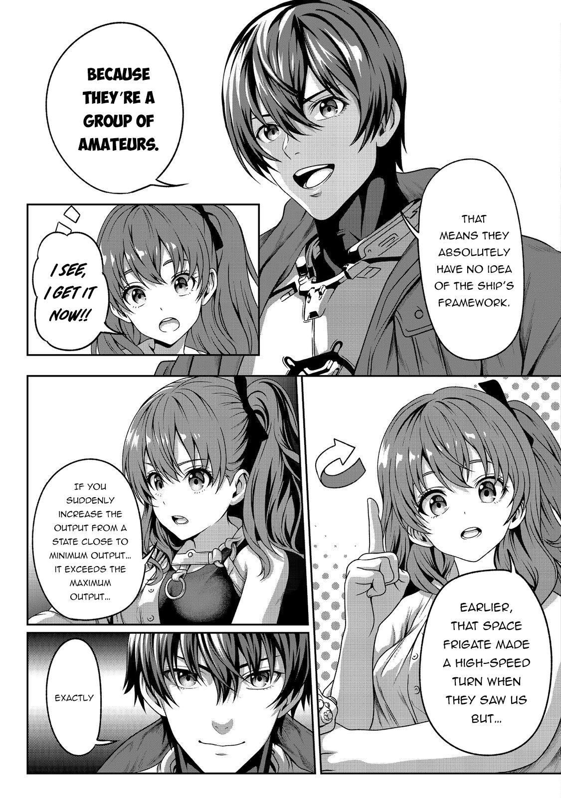 "Koko wa Makasete Saki ni Ike!" o Shitai Shinitagari no Nozomanu Uchuu Gekokujou @COMIC Chapter 5 page 14 - 