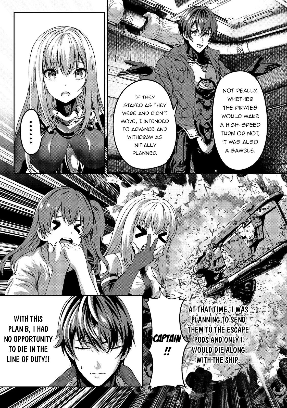 "Koko wa Makasete Saki ni Ike!" o Shitai Shinitagari no Nozomanu Uchuu Gekokujou @COMIC Chapter 5 page 16 - 