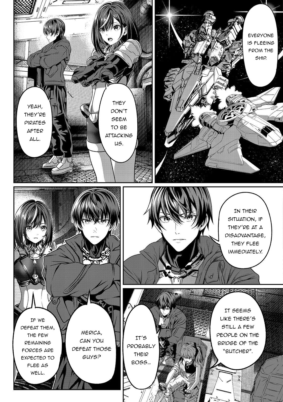"Koko wa Makasete Saki ni Ike!" o Shitai Shinitagari no Nozomanu Uchuu Gekokujou @COMIC Chapter 5 page 18 - 