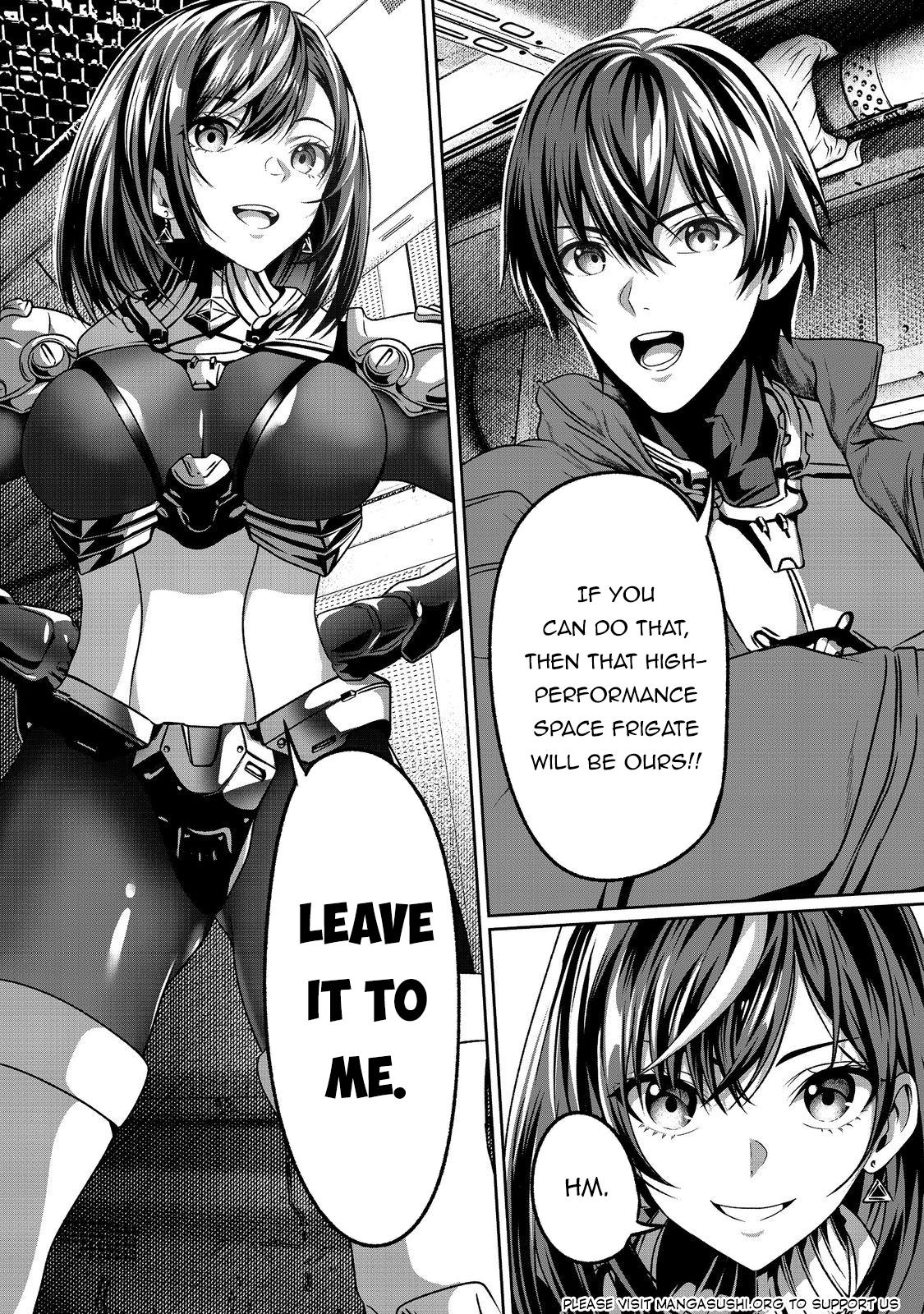 "Koko wa Makasete Saki ni Ike!" o Shitai Shinitagari no Nozomanu Uchuu Gekokujou @COMIC Chapter 5 page 19 - 