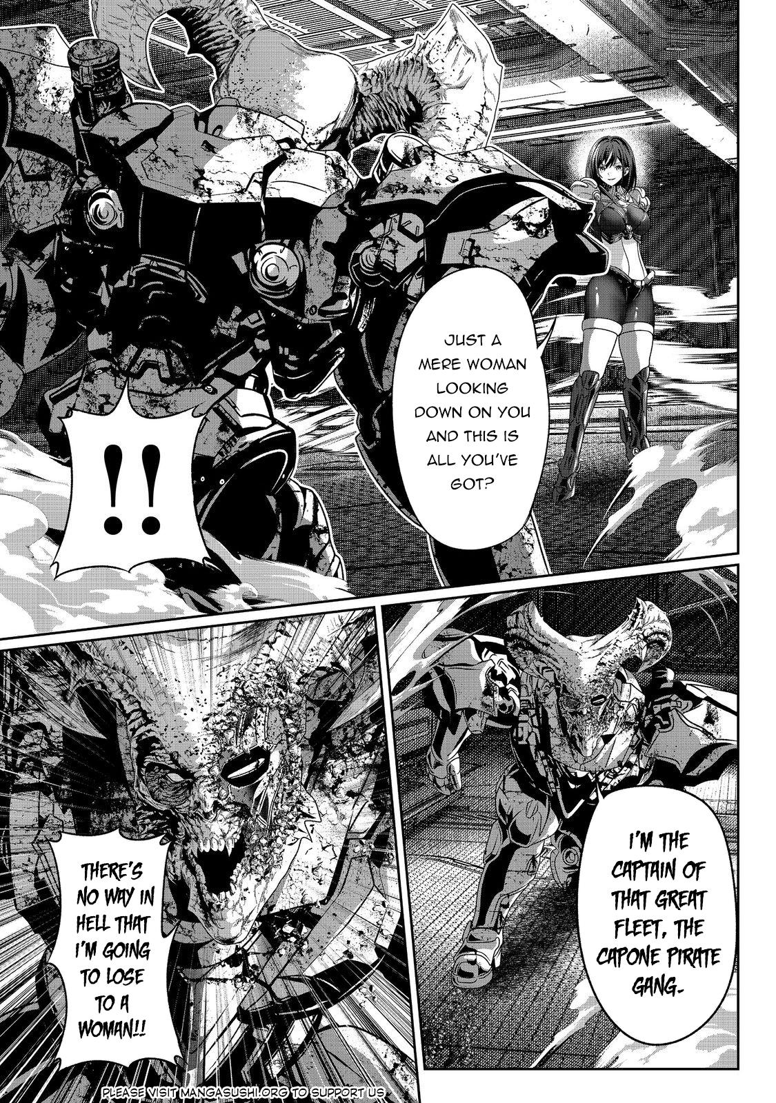 "Koko wa Makasete Saki ni Ike!" o Shitai Shinitagari no Nozomanu Uchuu Gekokujou @COMIC Chapter 5 page 28 - 