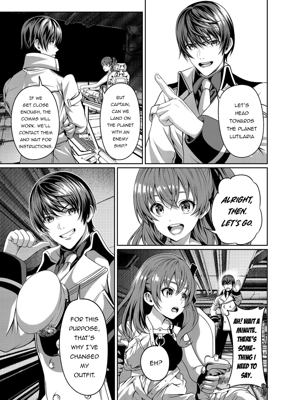 "Koko wa Makasete Saki ni Ike!" o Shitai Shinitagari no Nozomanu Uchuu Gekokujou @COMIC Chapter 5 page 35 - 