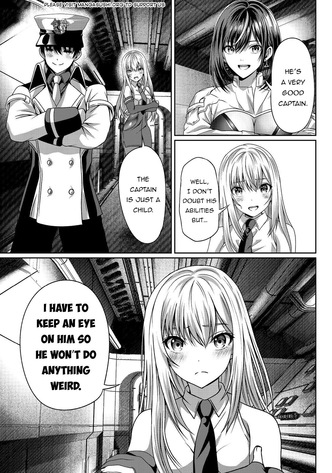 "Koko wa Makasete Saki ni Ike!" o Shitai Shinitagari no Nozomanu Uchuu Gekokujou @COMIC Chapter 5 page 37 - 