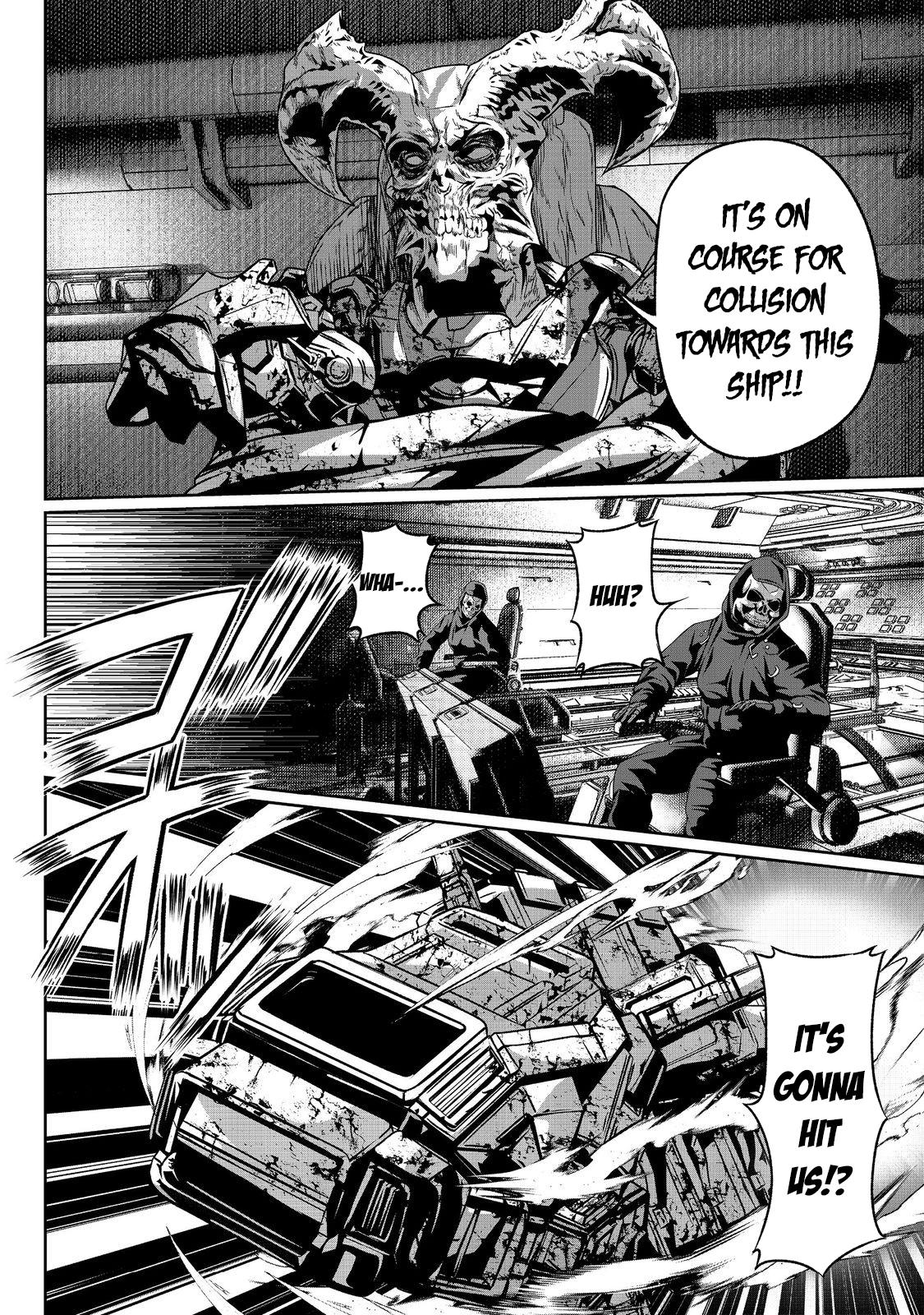 "Koko wa Makasete Saki ni Ike!" o Shitai Shinitagari no Nozomanu Uchuu Gekokujou @COMIC Chapter 5 page 6 - 
