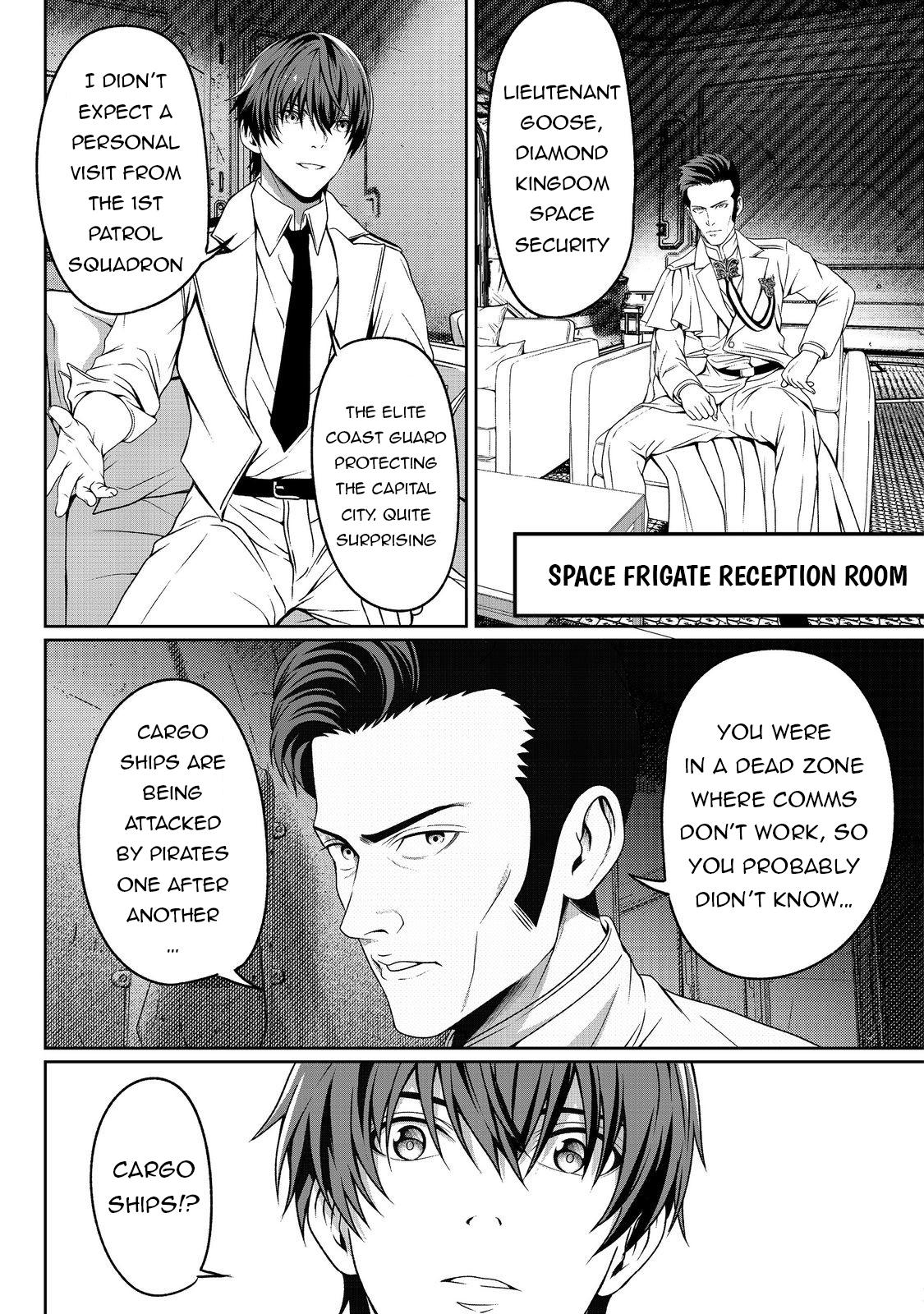 "Koko wa Makasete Saki ni Ike!" o Shitai Shinitagari no Nozomanu Uchuu Gekokujou @COMIC Chapter 6 page 12 - 