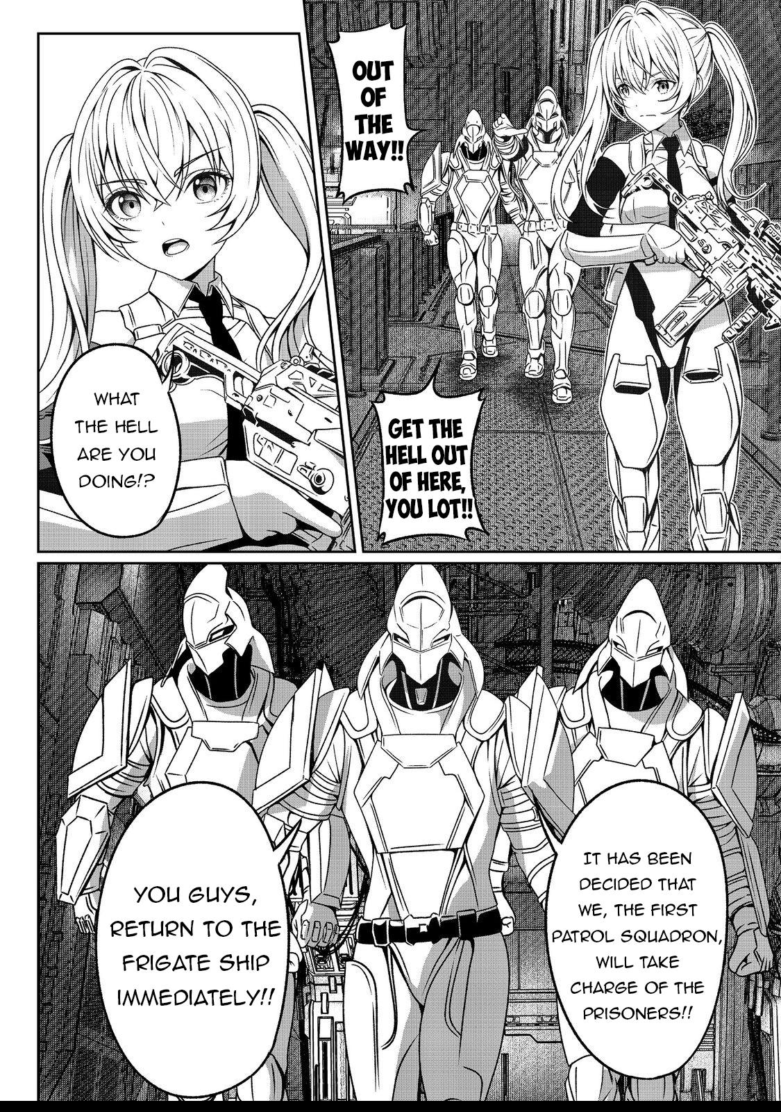 "Koko wa Makasete Saki ni Ike!" o Shitai Shinitagari no Nozomanu Uchuu Gekokujou @COMIC Chapter 6 page 18 - 