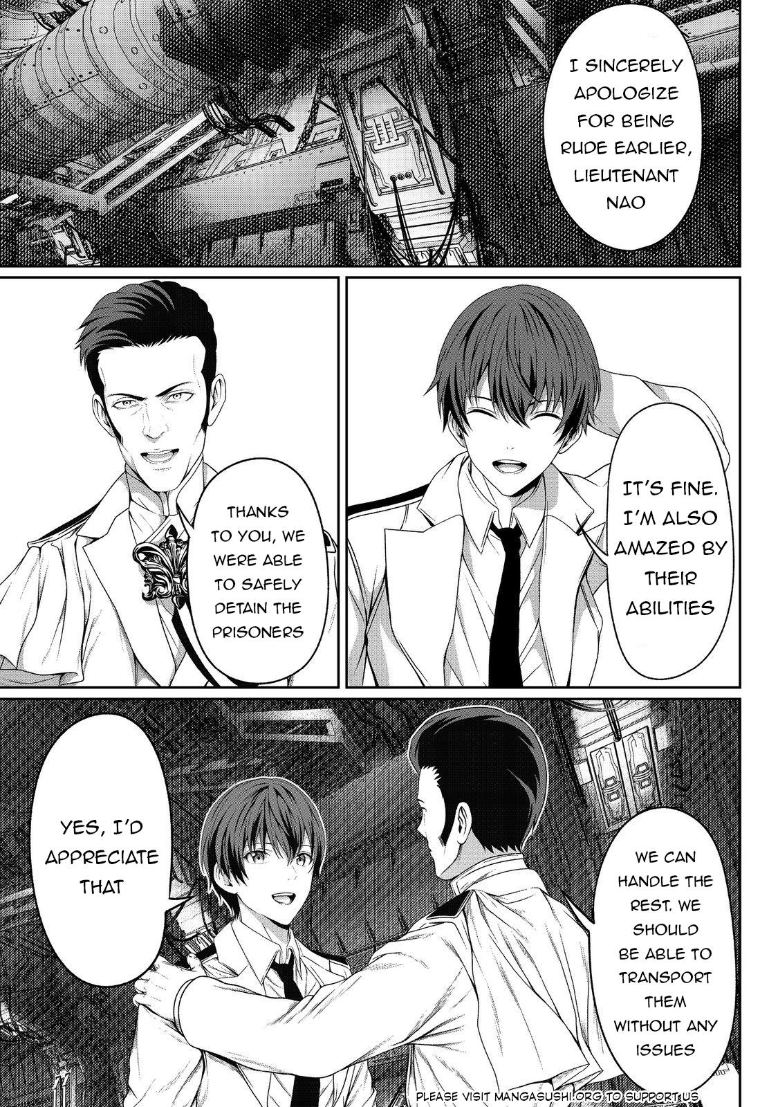 "Koko wa Makasete Saki ni Ike!" o Shitai Shinitagari no Nozomanu Uchuu Gekokujou @COMIC Chapter 6 page 32 - 