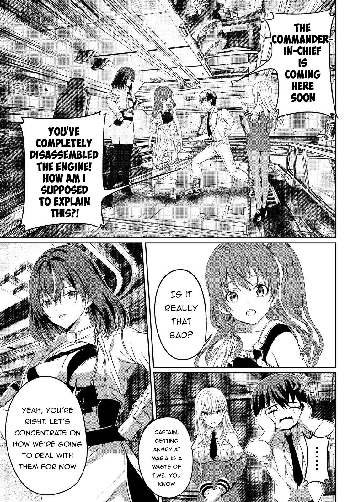 "Koko wa Makasete Saki ni Ike!" o Shitai Shinitagari no Nozomanu Uchuu Gekokujou @COMIC Chapter 6 page 38 - 