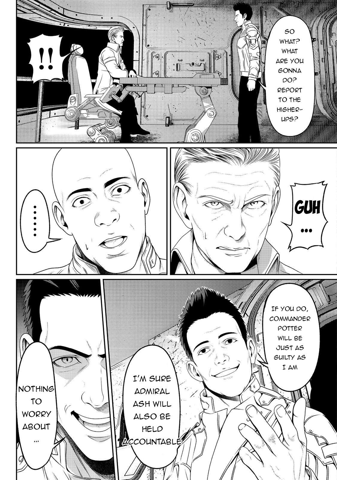 "Koko wa Makasete Saki ni Ike!" o Shitai Shinitagari no Nozomanu Uchuu Gekokujou @COMIC Chapter 6 page 8 - 