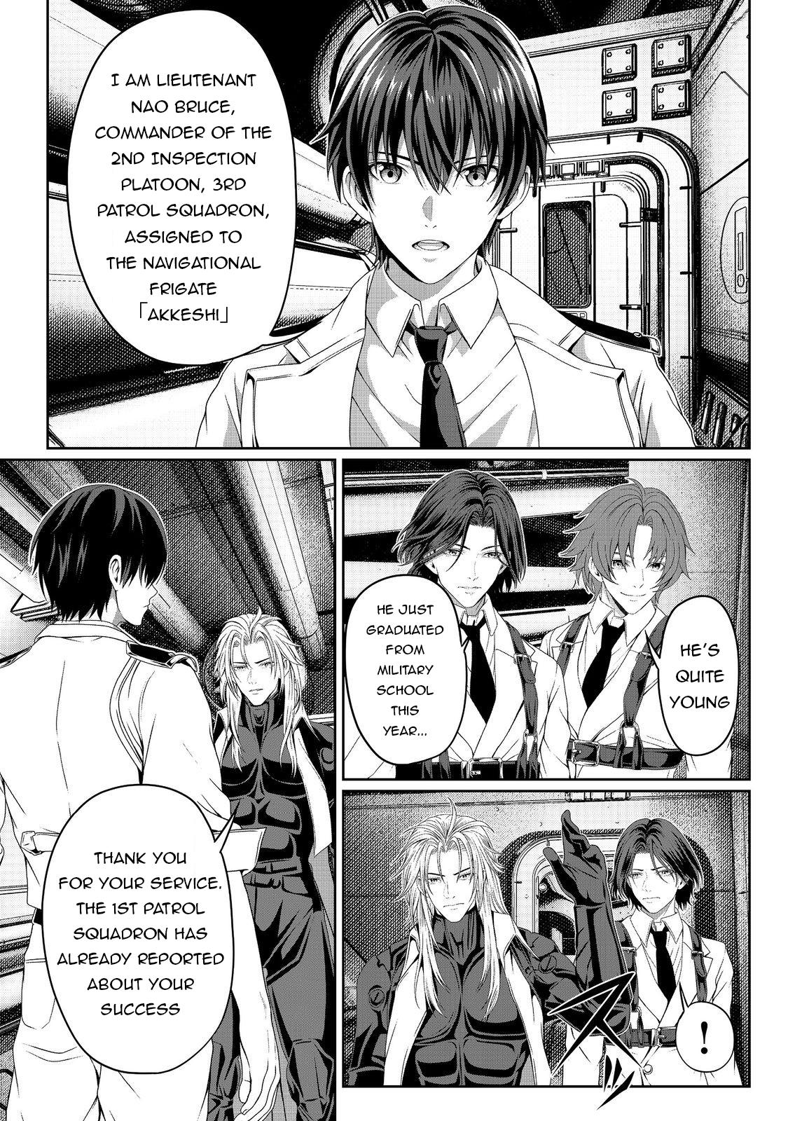 "Koko wa Makasete Saki ni Ike!" o Shitai Shinitagari no Nozomanu Uchuu Gekokujou @COMIC Chapter 7 page 3 - 
