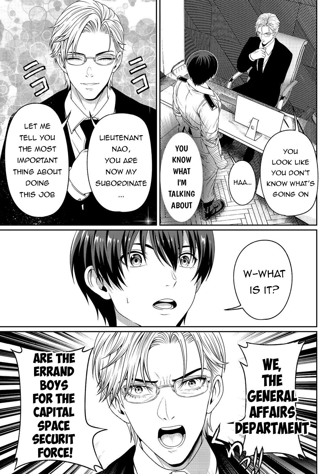"Koko wa Makasete Saki ni Ike!" o Shitai Shinitagari no Nozomanu Uchuu Gekokujou @COMIC Chapter 7 page 25 - 