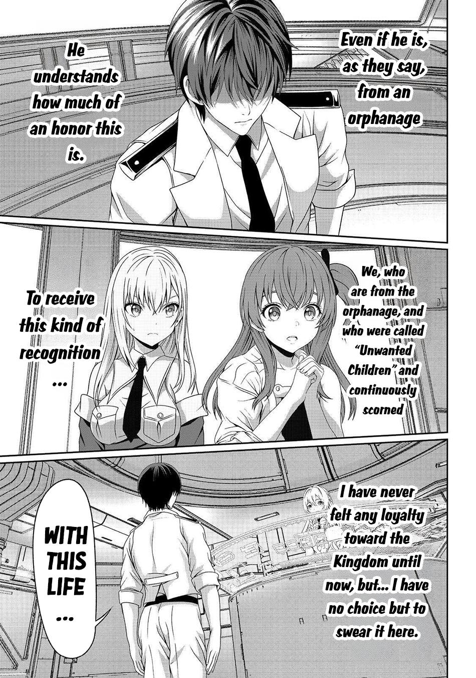 "Koko wa Makasete Saki ni Ike!" o Shitai Shinitagari no Nozomanu Uchuu Gekokujou @COMIC Chapter 8 page 34 - 